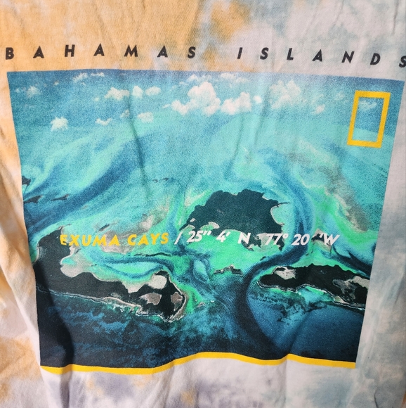 National Geographic graphic tie dye t-shirt - Picture 3 of 4